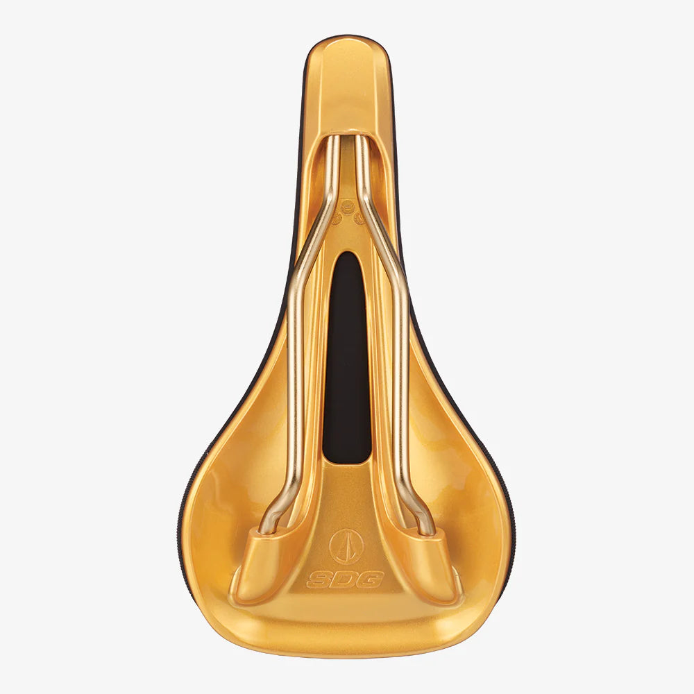 Sillín SDG BEL-AIR V3 Galactic Rails Lux-Alloy Negro/Oro