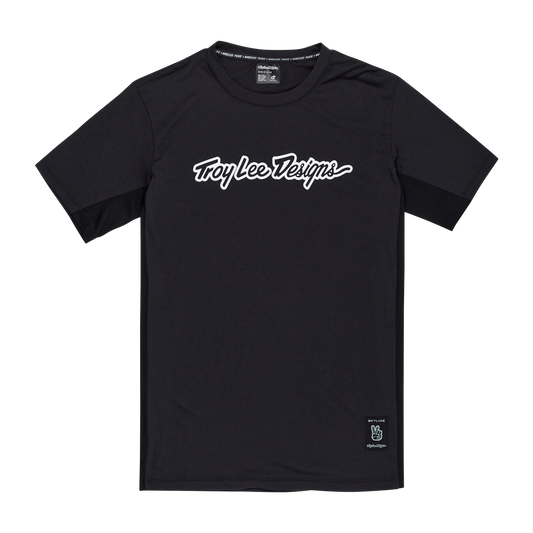 TROY LEE DESIGNS SKYLINE RIDE TEE SIGNATURE Maillot Manga Corta Negro 2025
