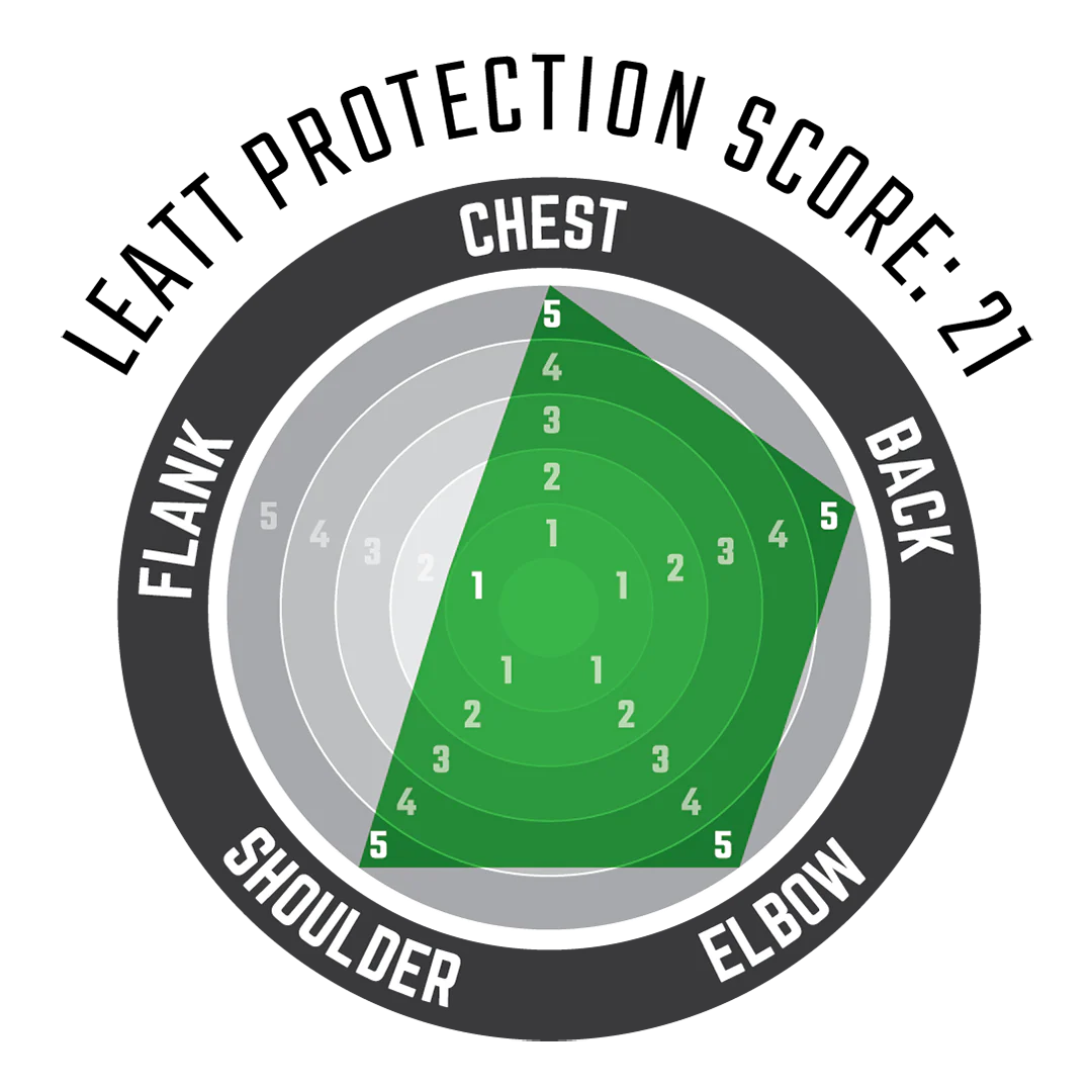 LEATT 3DF AIRFIT EVO Chaleco de protección Negro