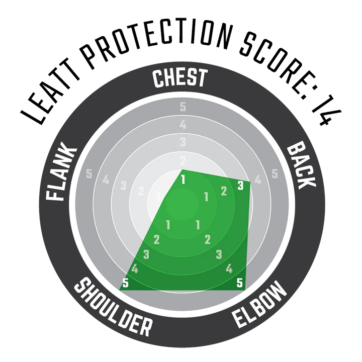 LEATT REAFLEX STEALTH Chaleco de protección Negro