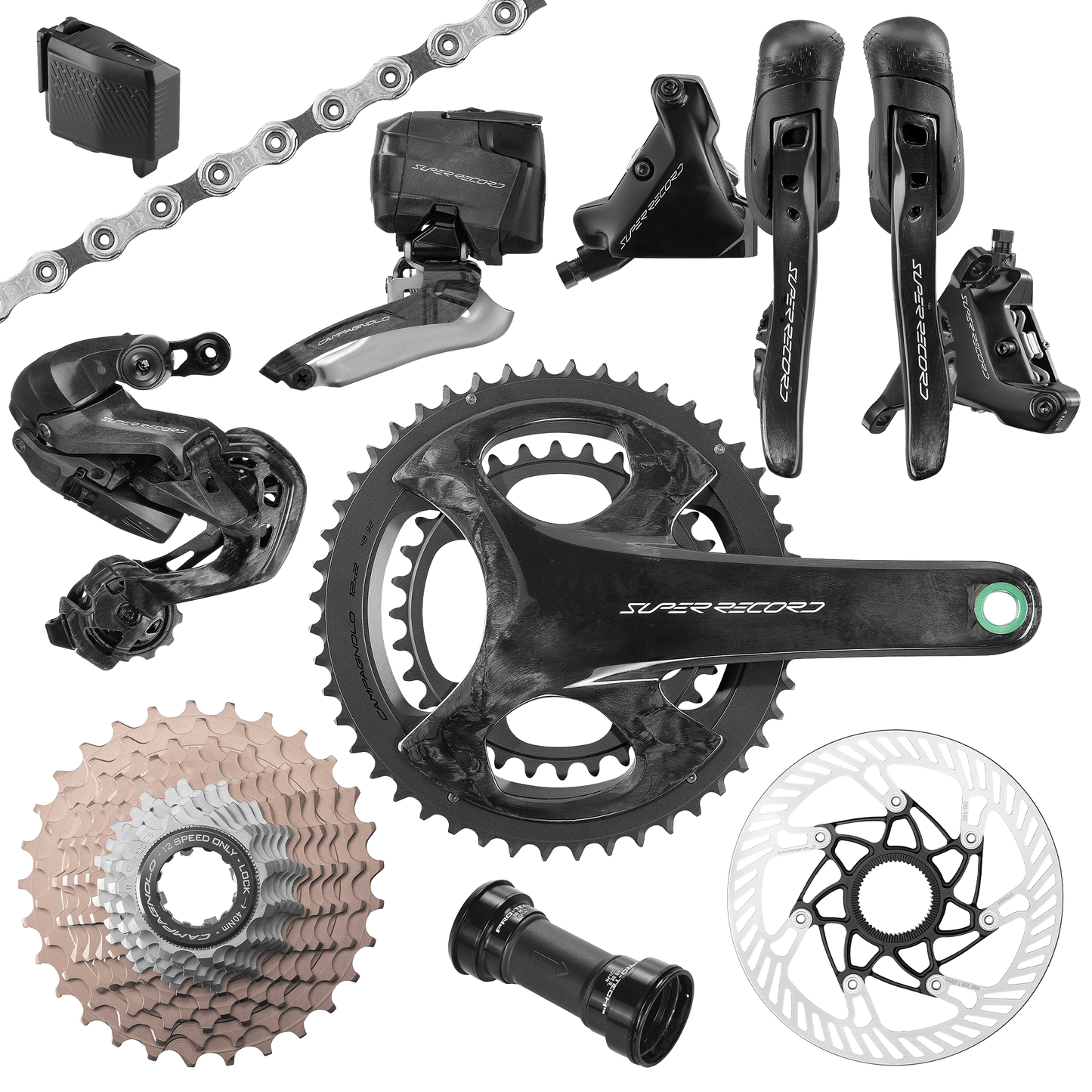Paquete CAMPAGNOLO SUPER RECORD WRL 2x12V