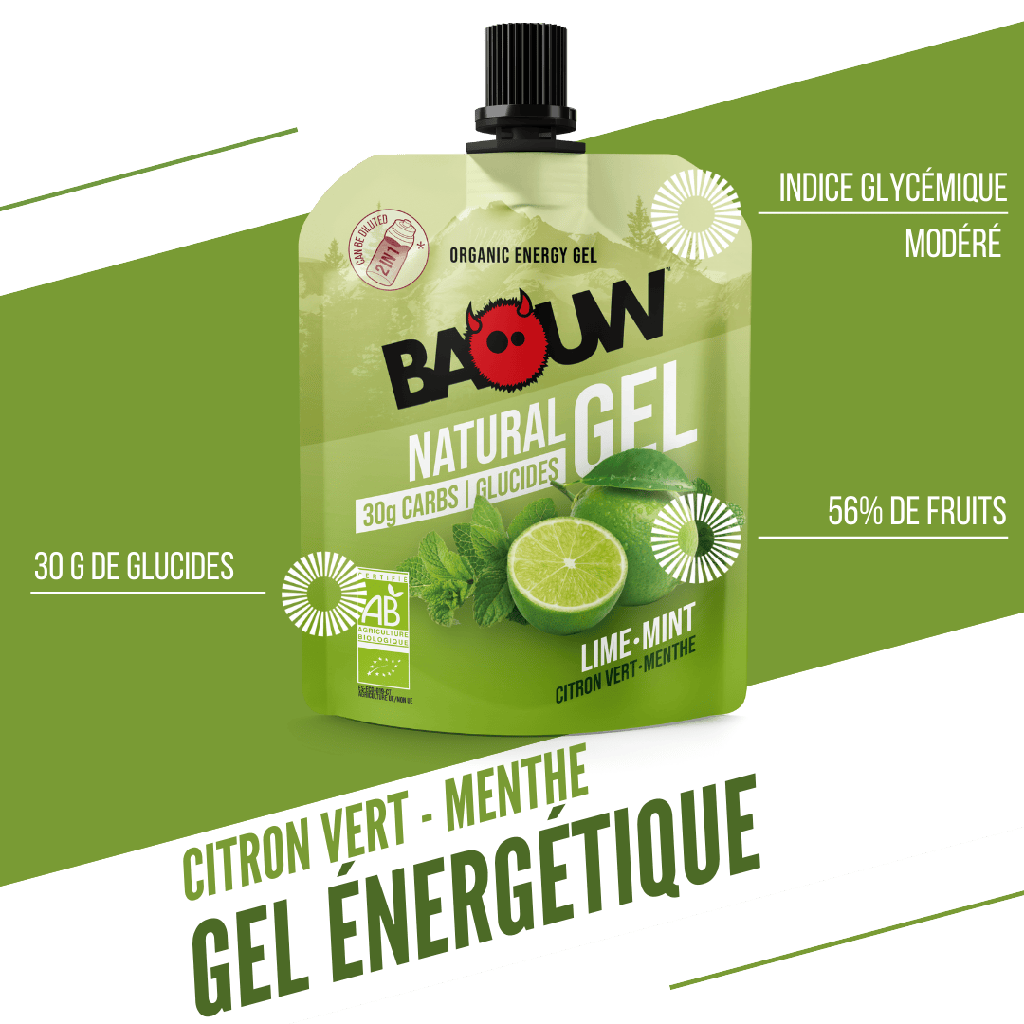 BAOUW Gel Energizante Lima/Menta Bio (85g)