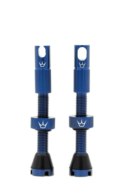 PEATY'S x Chris King MK2 Presta 60 mm Válvulas Tubeless (x2) Azul