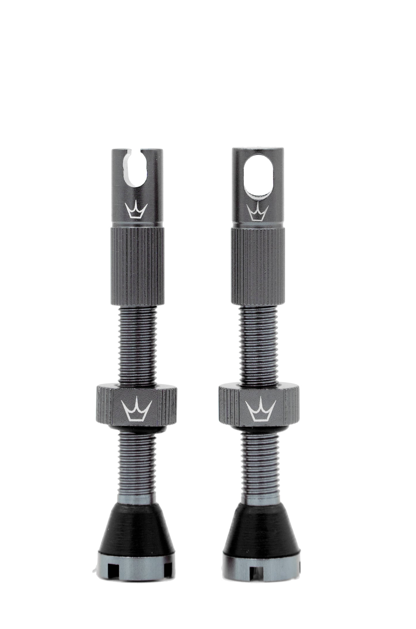 PEATY'S x Chris King MK2 Presta 42 mm Válvulas Tubeless (x2) Gris