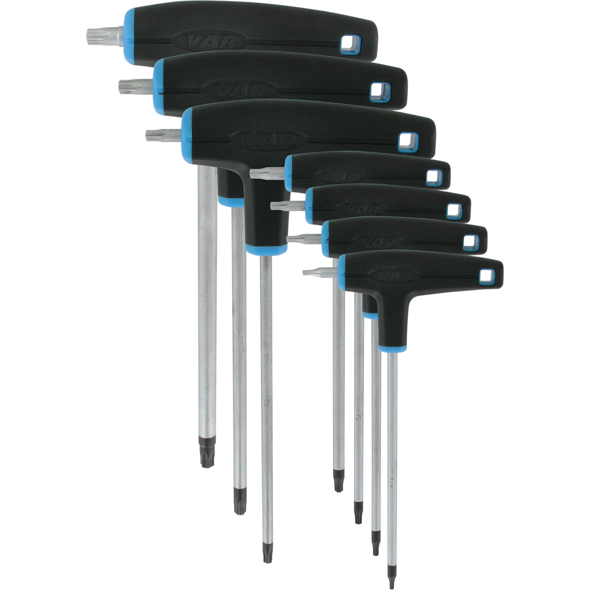 Juego de 7 llaves VAR CL-18200-07/40 Torx T
