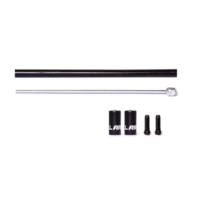 Kit de cable Dropper - Contenido de la caja - 1x Carcasa exterior x 3000mm . 1x slick pulido
2 x casquillos de aleación. 2 x tapas de extremo de cable negro ED