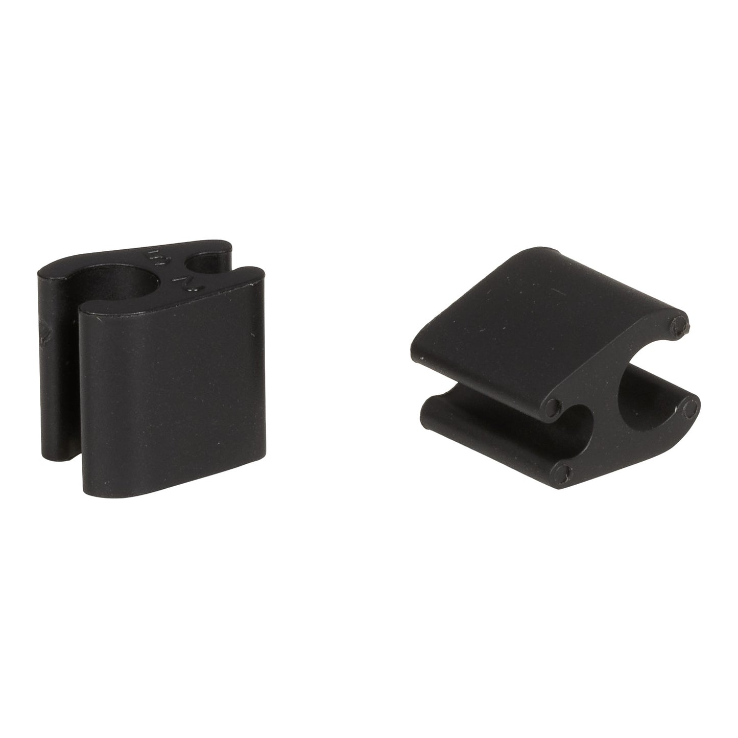 Kit de 10 sujetacables Duo Negro ELVEDES 4.1mm/4.1mm Plástico