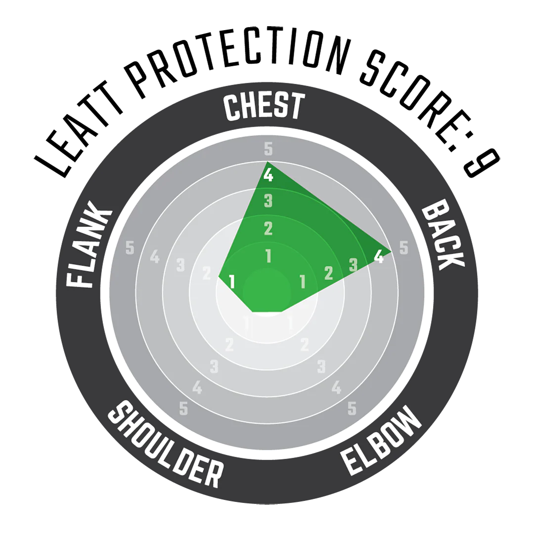 LEATT REAFLEX Peto protector Negro