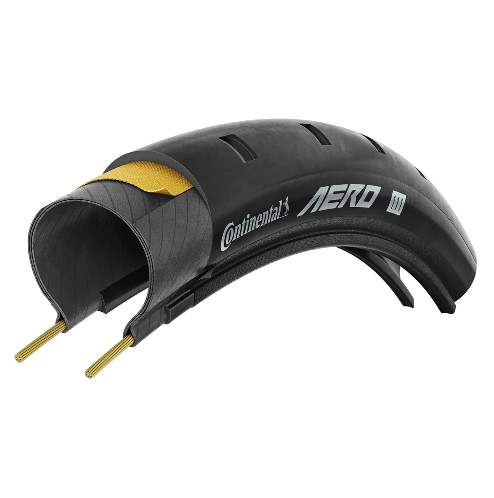 Neumático CONTINENTAL AERO 111 700c Tubeless Ready Negro