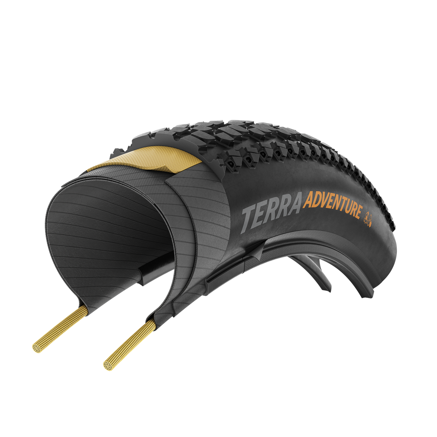 Neumático CONTINENTAL TERRA ADVENTURE TRAIL GRIP 700x45c Tubeless Ready Negro