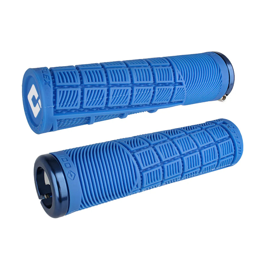 Puños ODI REFLEX XL Lock-on 135 mm Azul
