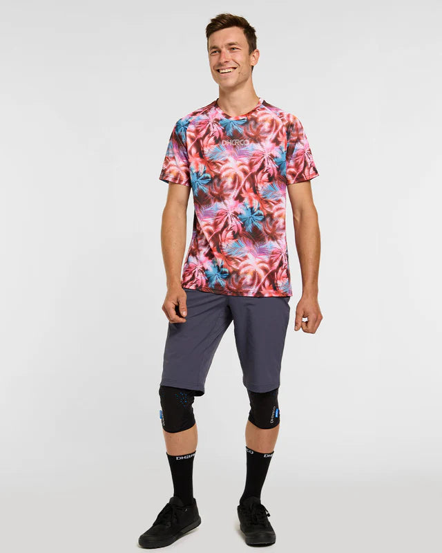Maillot de manga corta DHARCO NEBULA Rosa