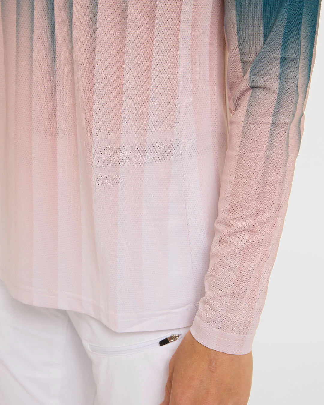 Maillot de manga larga DHARCO RACE DUSTY PRISM para mujer Negro/Rosa