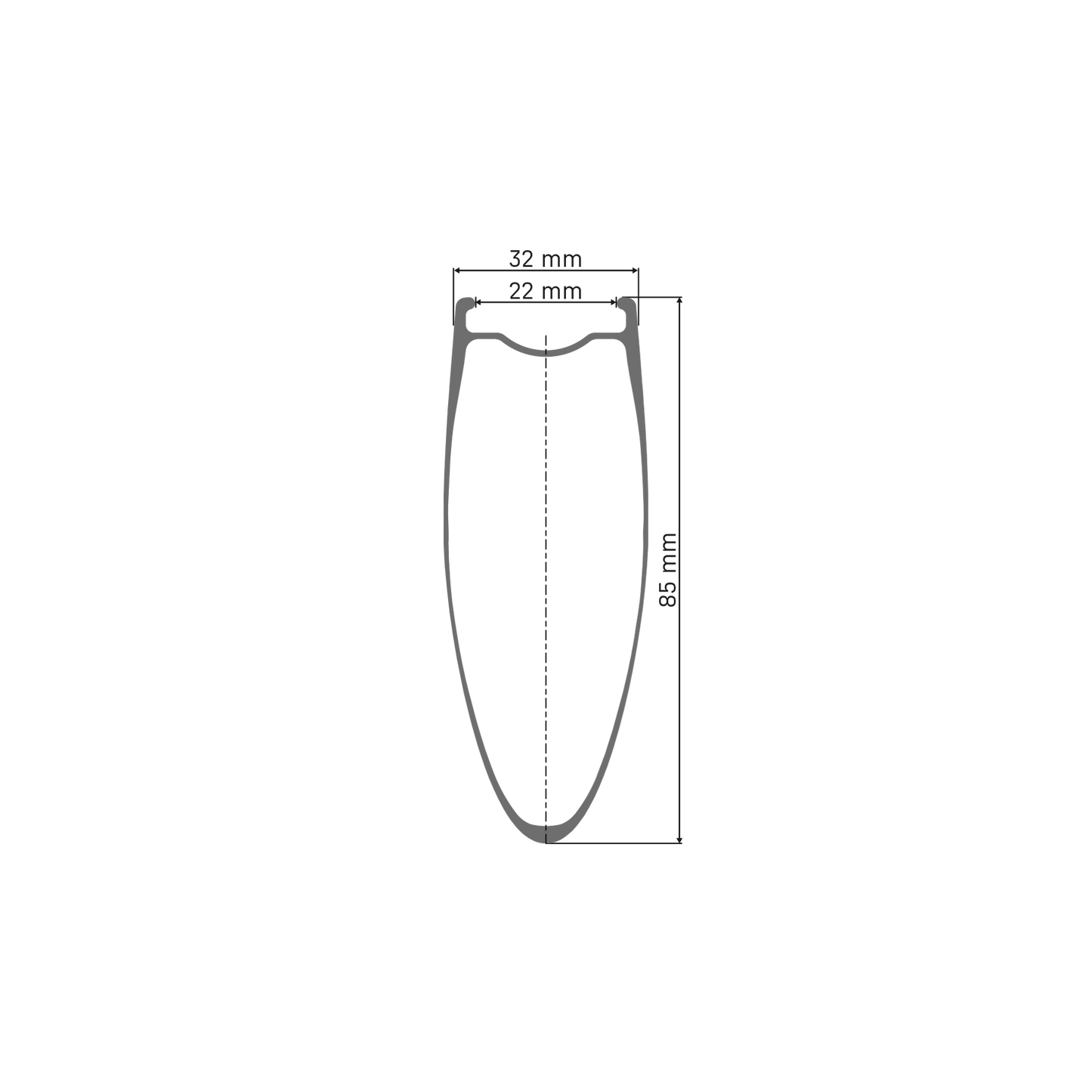 Par de ruedas DT SWISS ARC 1400 DICUT 85 Tubeless Ready (Center Lock)