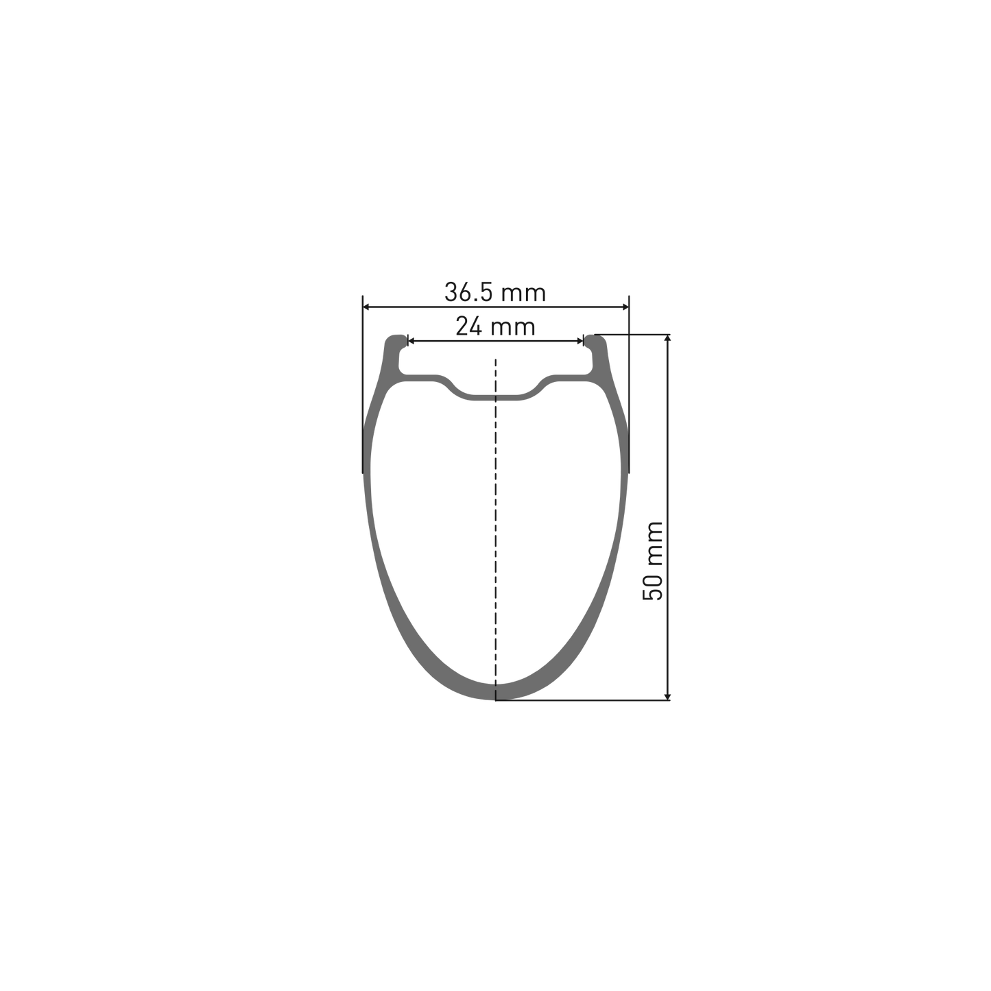 Rueda delantera DT SWISS GRC 1400 DICUT 50 DISC Tubeless Ready (Centerlock)