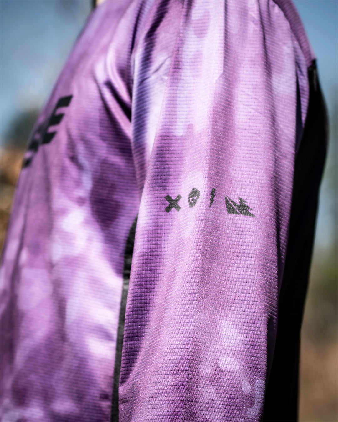 Maillot USWE LUFTIG MTB manga larga Morado