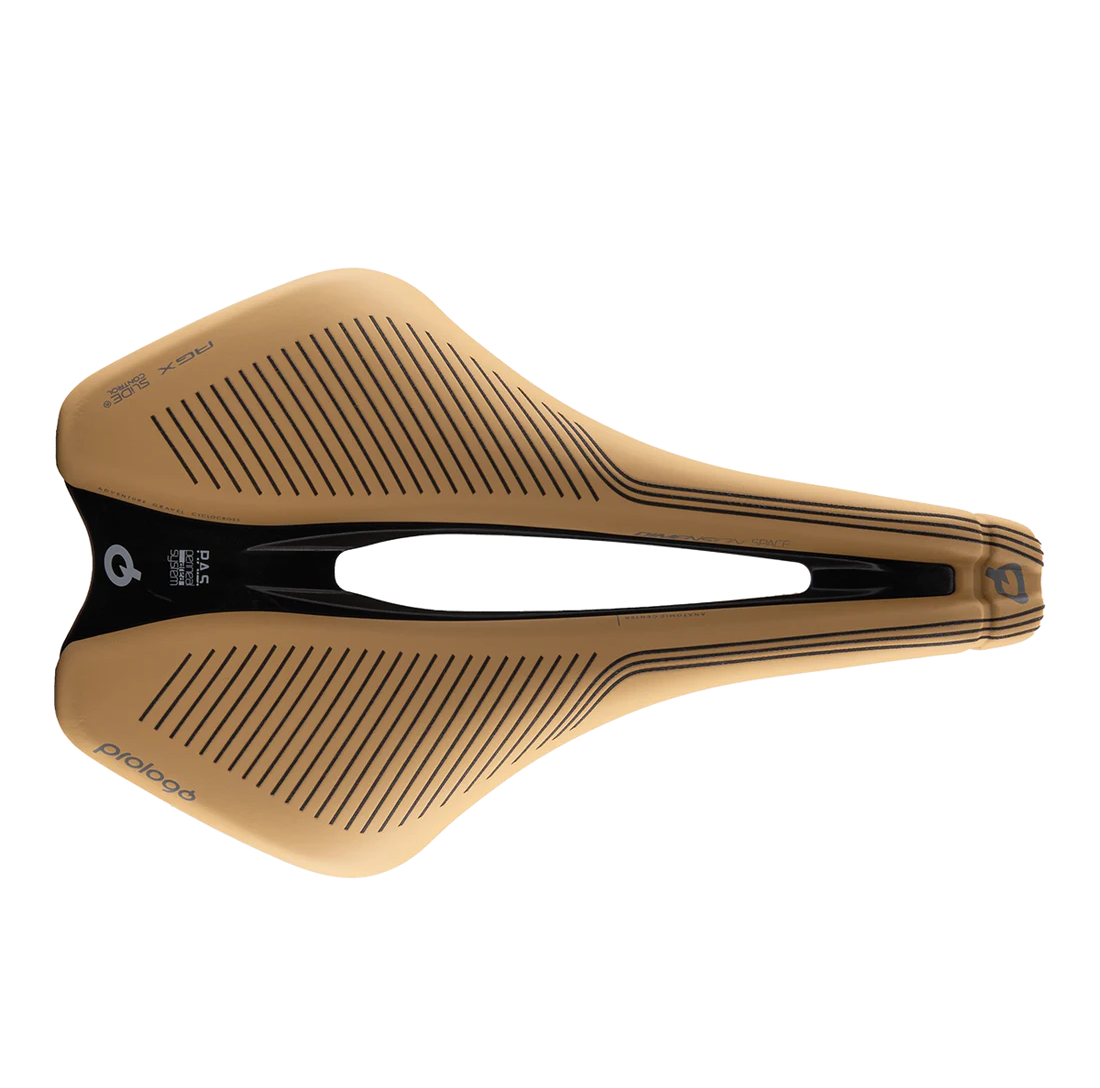 Sillín PROLOGO DIMENSION AGX SPACE SLIDE CONTROL Raíles Tirox beige