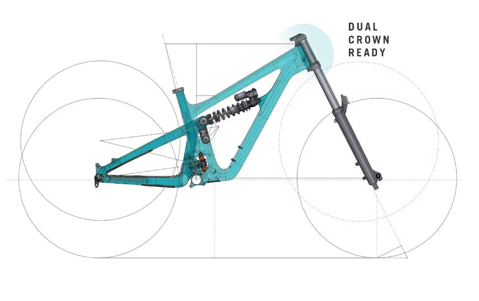 Kit YETI SB165 27.5" T-SERIES y kit de montaje FACTORY T2 Dust 2024