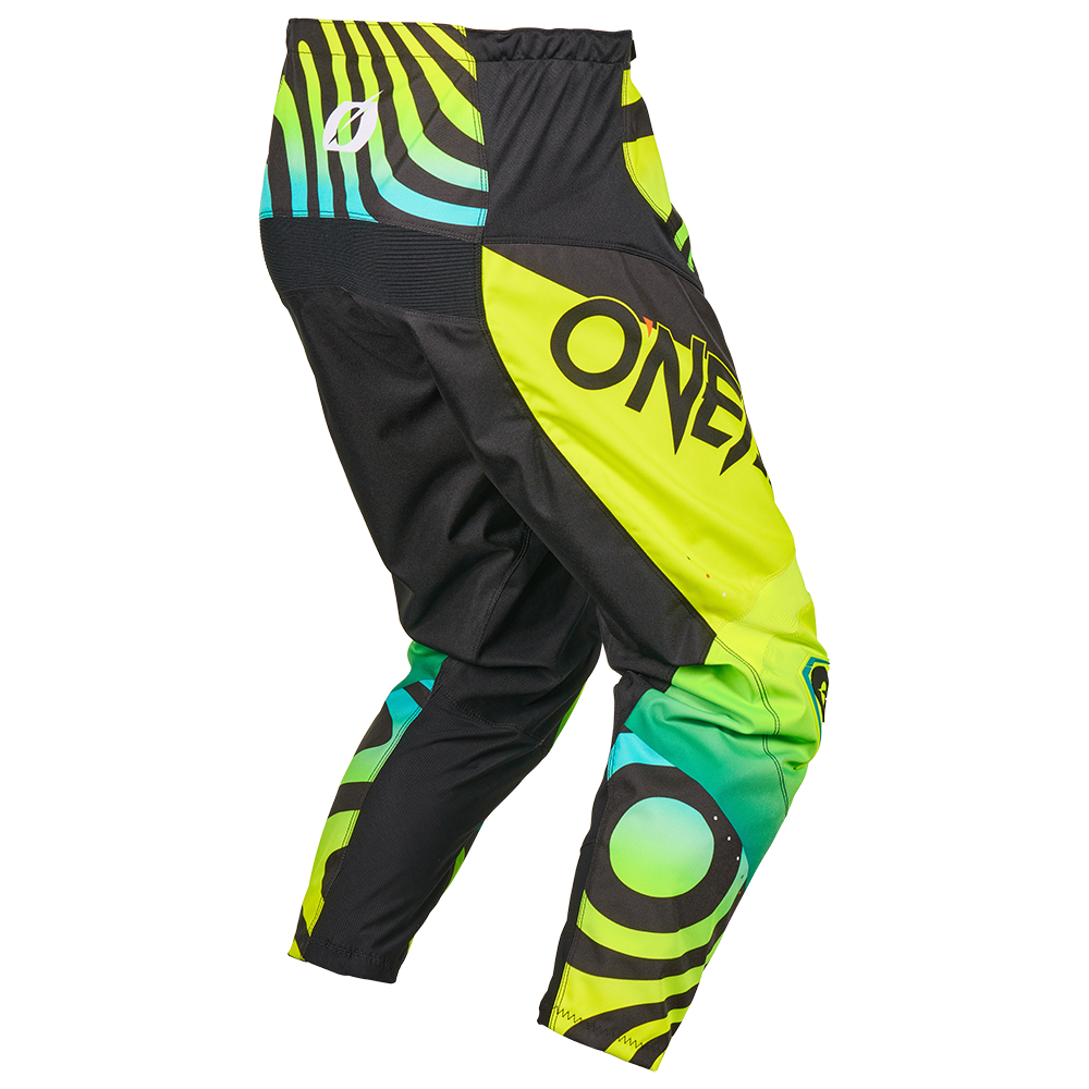 Pantalón O'NEAL ELEMENT NOVA júnior amarillo fluorescente - vista trasera