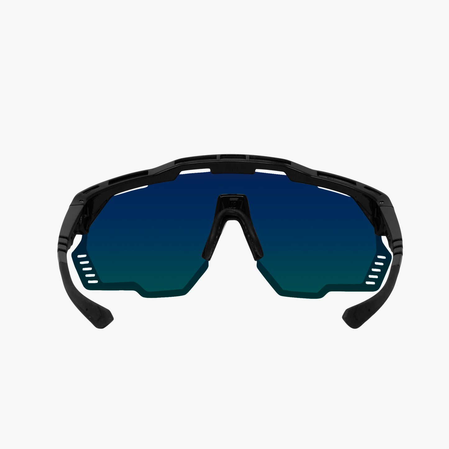 Gafas de sol SCICON AEROSHADE KUNKEN Negro Multimirror Azul