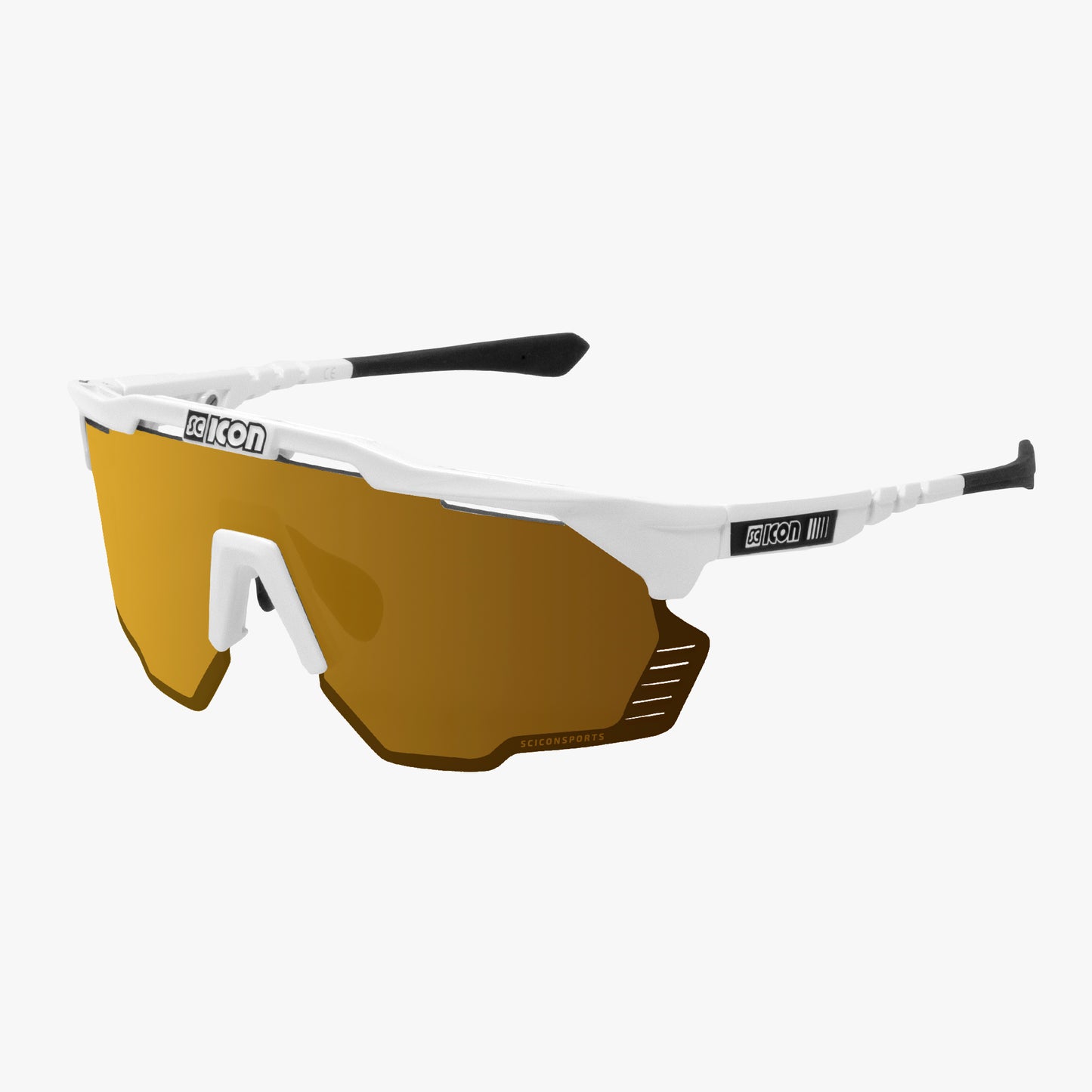 Gafas de sol SCICON AEROSHADE KUNKEN Blanco Multimirror Bronce