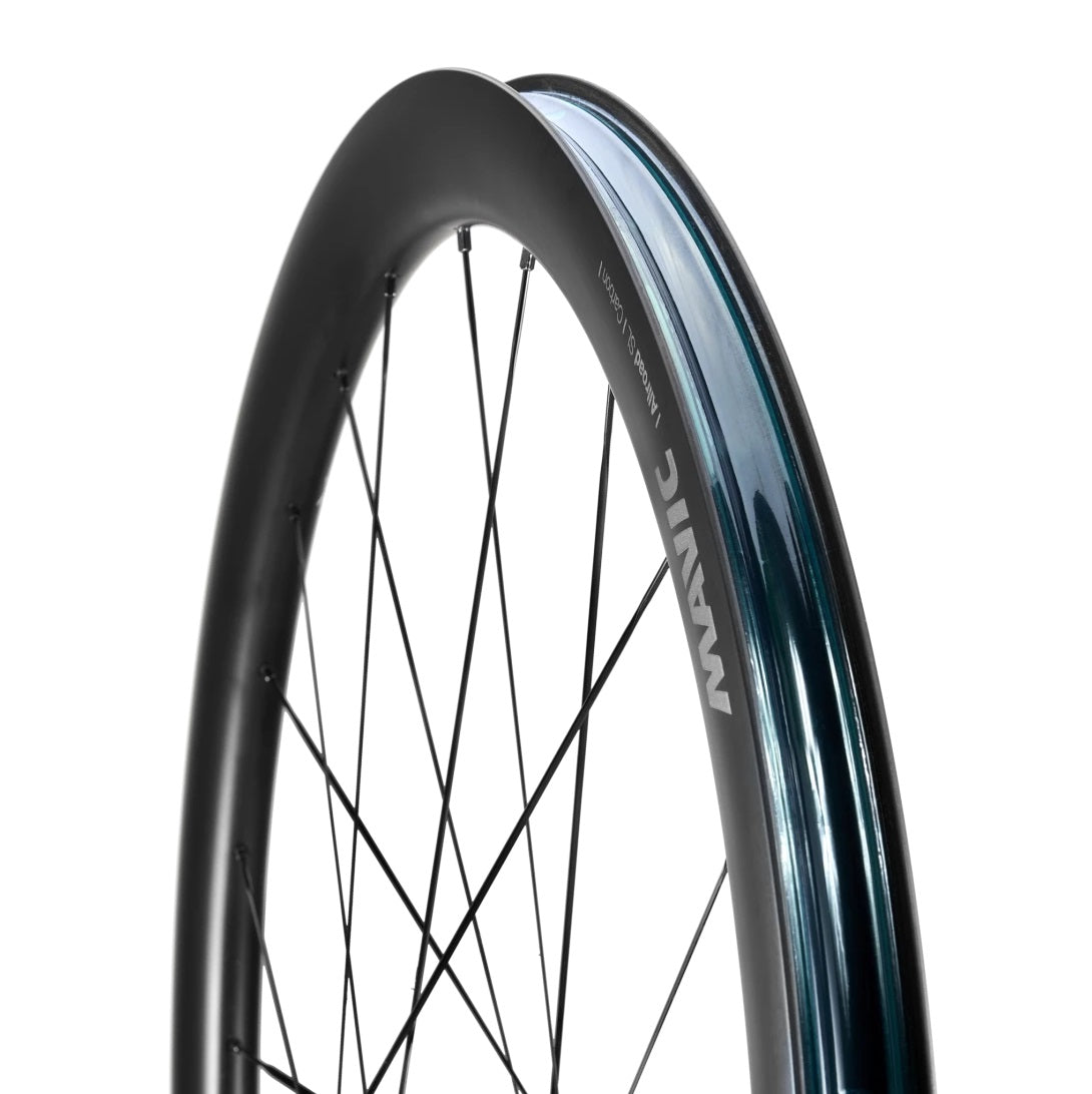Rueda delantera MAVIC ALLROAD SL CARBON DISC con neumáticos centrelock