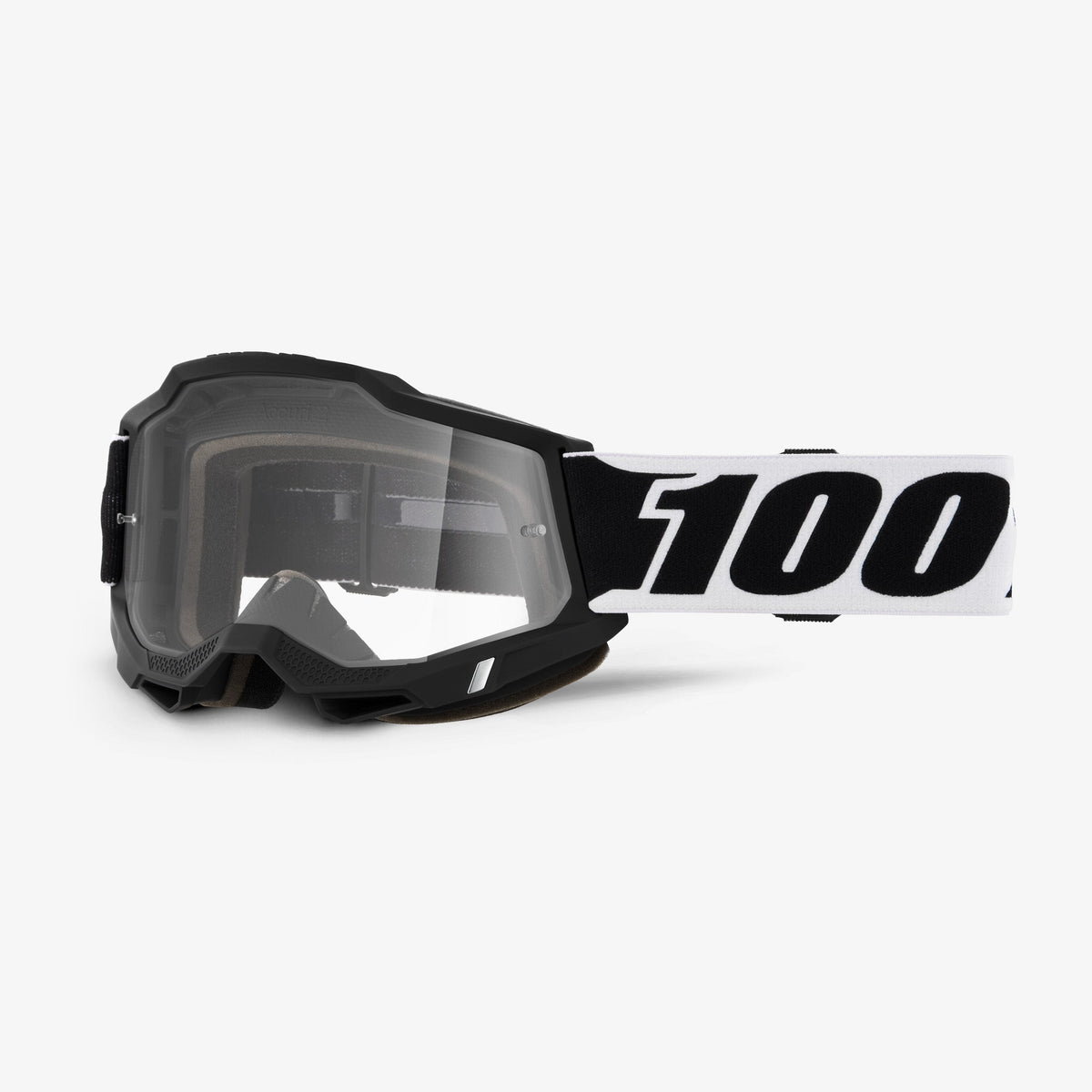 Gafas de máscara 100% ACCURI 2 negras con lente de espejo dorado - vista 2