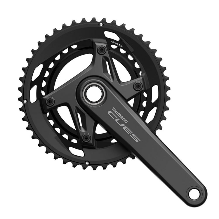 SHIMANO CUES U6040-2 Hollowtech II 9/10V plato y bielas