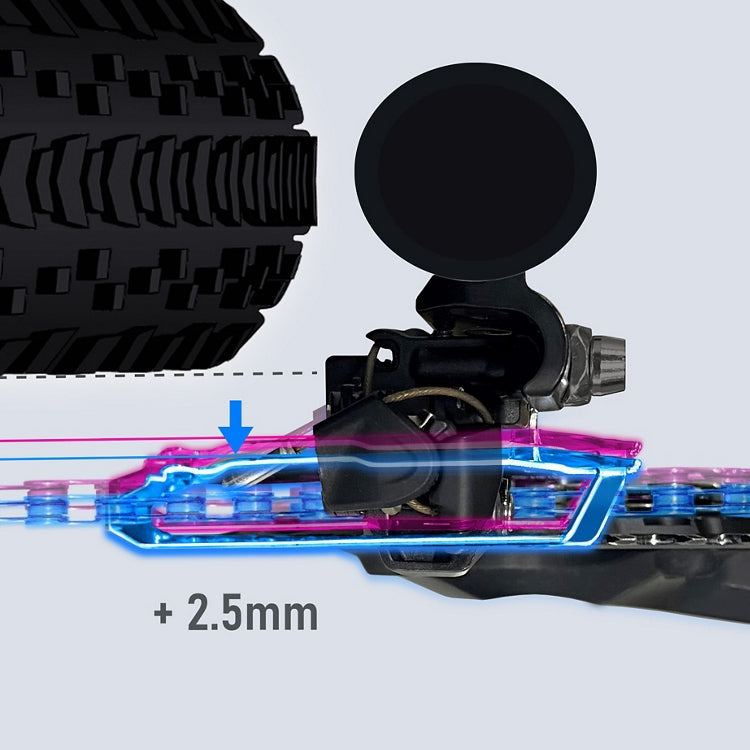 SHIMANO CUES U6030 2x10/11V Desviador con abrazadera 34.9/31.8/28.6mm