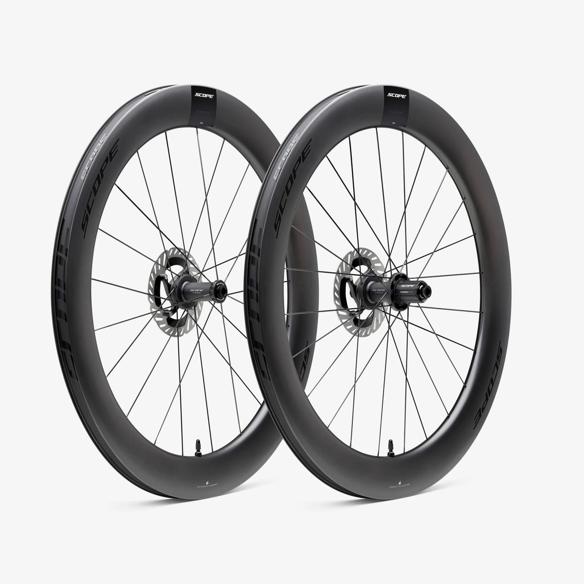 Par de Ruedas SCOPE Race All Road R6.A Tubeless Ready (Centerlock) Blanco