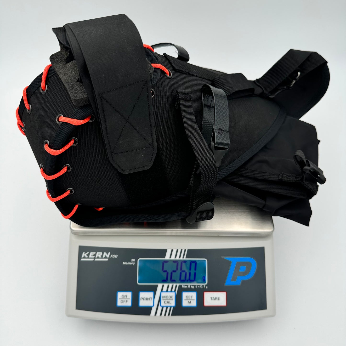 RESTRAP SADDLE BAG 14 L Naranja + DRY BAG 14 L Negro