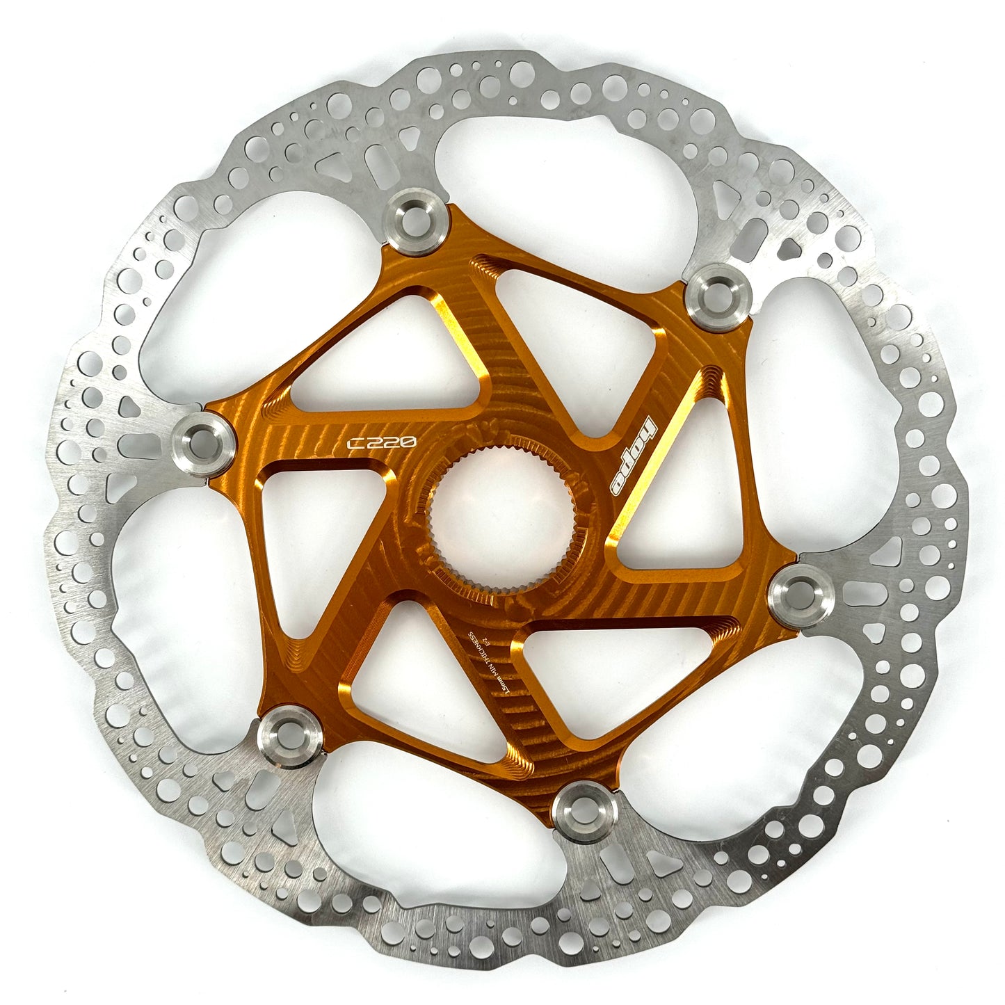 HOPE Center Lock Disco flotante de bronce