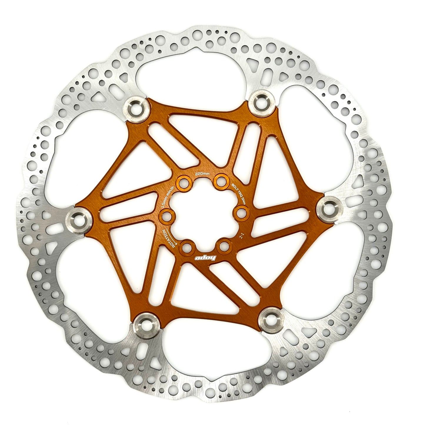 HOPE X2/E4/V4 Disco flotante de bronce de 6 agujeros