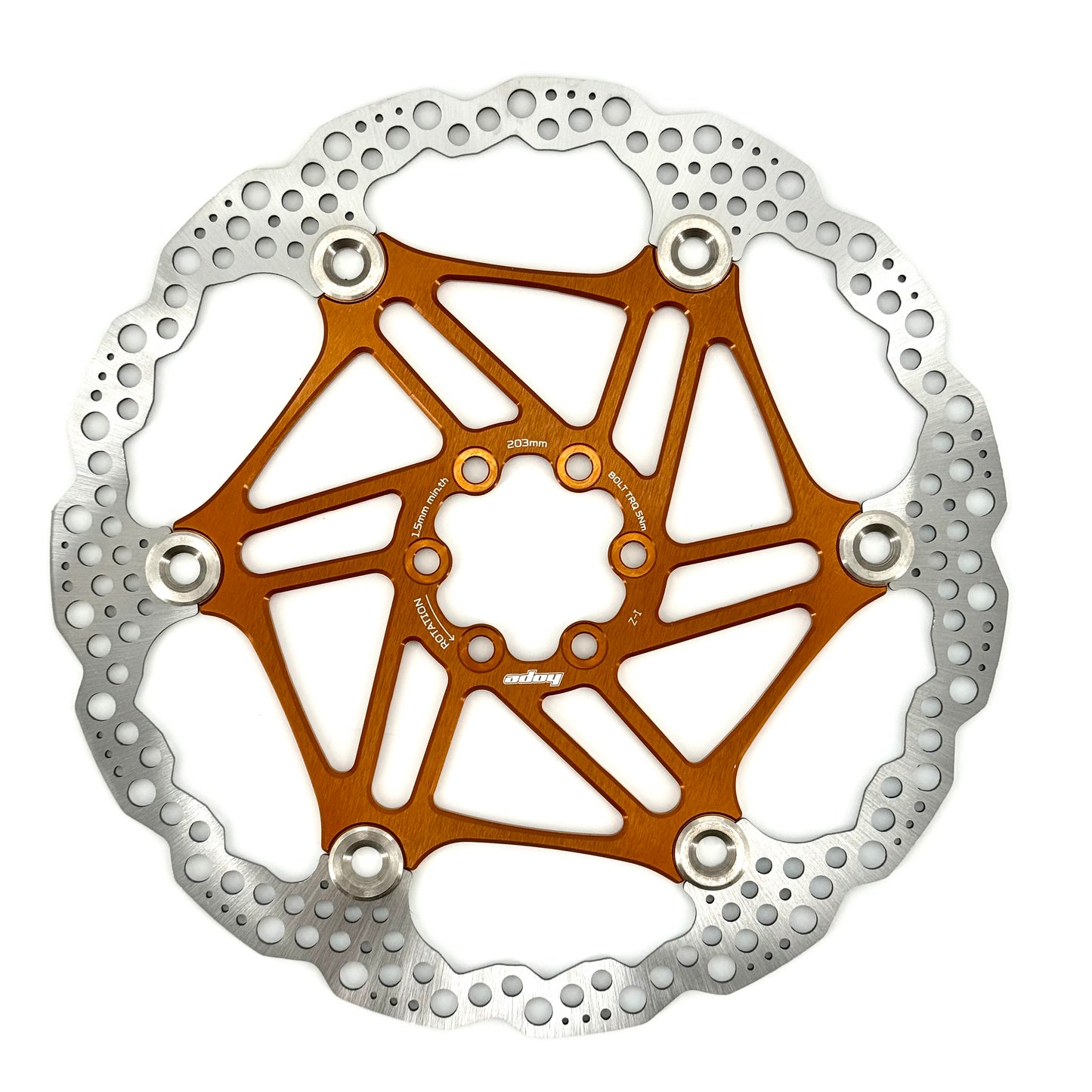 HOPE X2/E4/V4 Disco flotante de bronce de 6 agujeros