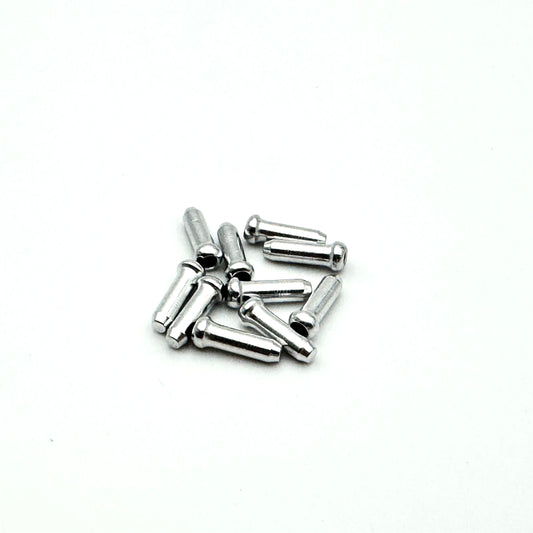 CLARKS Puntas de cable de desviador (x10) Plata