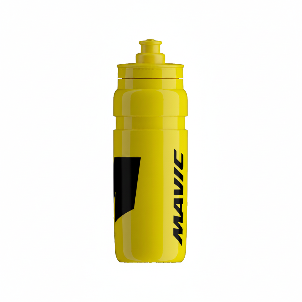 MAVIC ELITE FLY Botella de agua amarilla (750 ml)