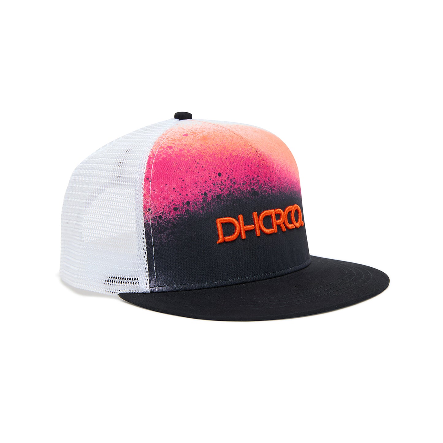 Gorra DHARCO FLAT BRIM TRUCKER BLACK SNAKE Negra/Morada