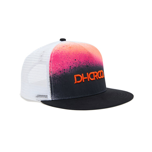 Gorra DHARCO FLAT BRIM TRUCKER BLACK SNAKE Negra/Morada
