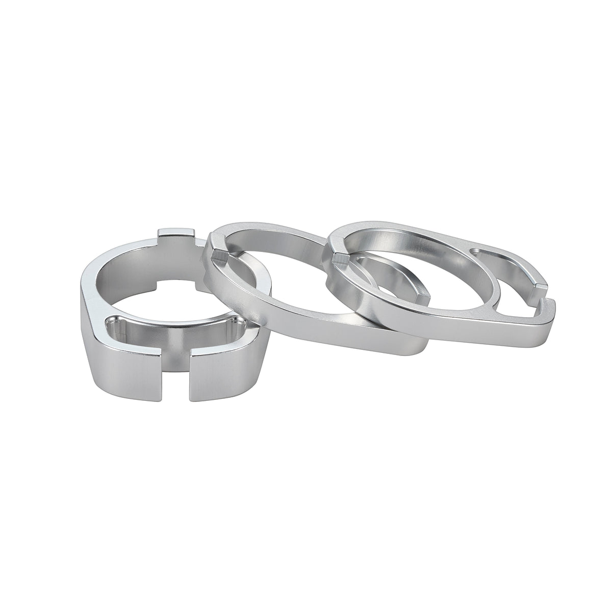 Kit de espaciadores CANE CREEK Interlock HCR 2x5mm 1x10mm plata