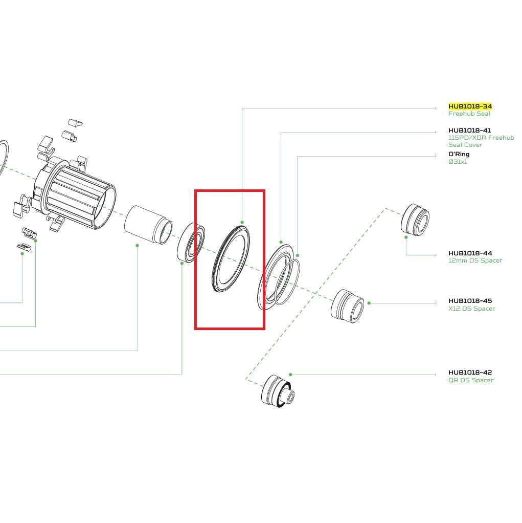Junta de laberinto para Núcleo HOPE EVO / PRO 5