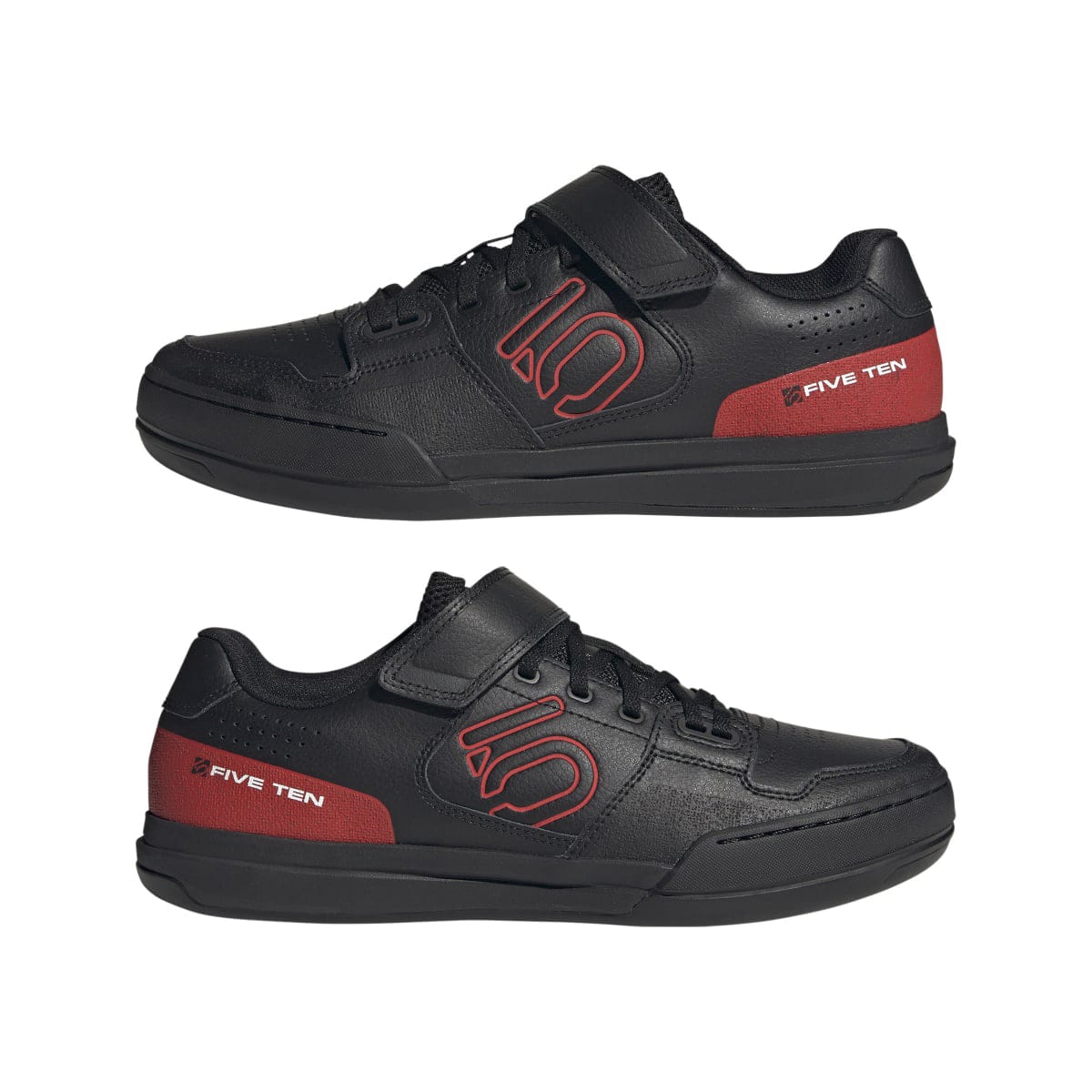 Zapatillas MTB ADIDAS FIVE TEN HELLCAT Negro/Rojo 2025