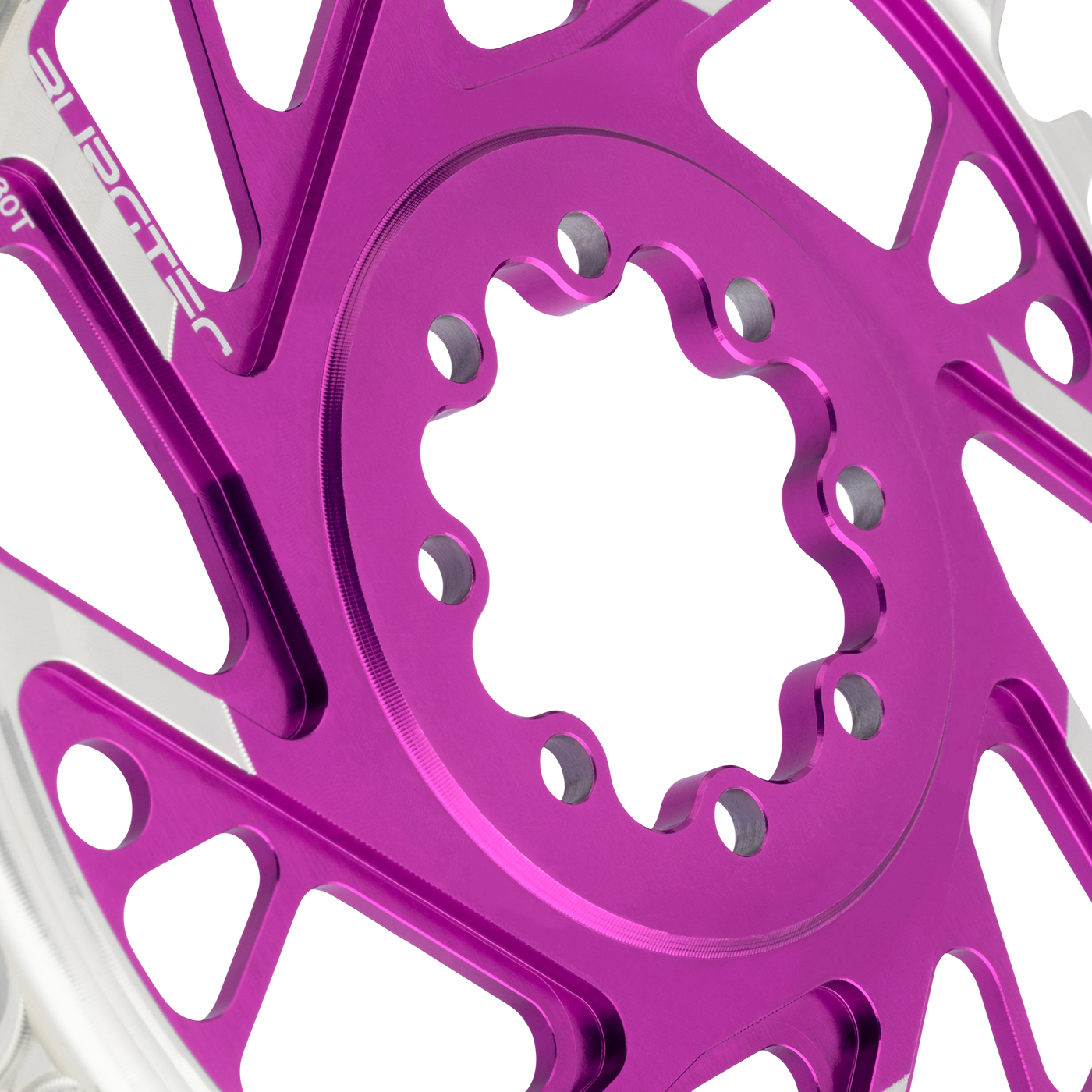 Plateau Mono BURGTEC THICK THIN 12V BOOST Direct Mount 8 Vis T-Type Narrow Wide Offset 3mm Violeta