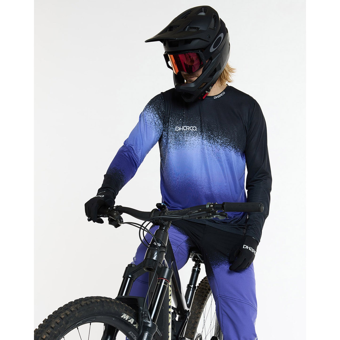 Maillot de manga larga DHARCO ULTRA VIOLET Negro/Morado