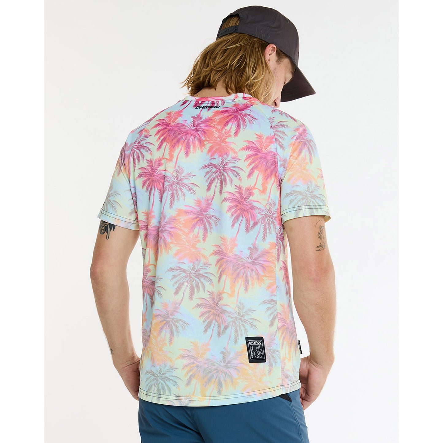 Maillot de manga corta DHARCO HIGHBALL Rosa/Azul