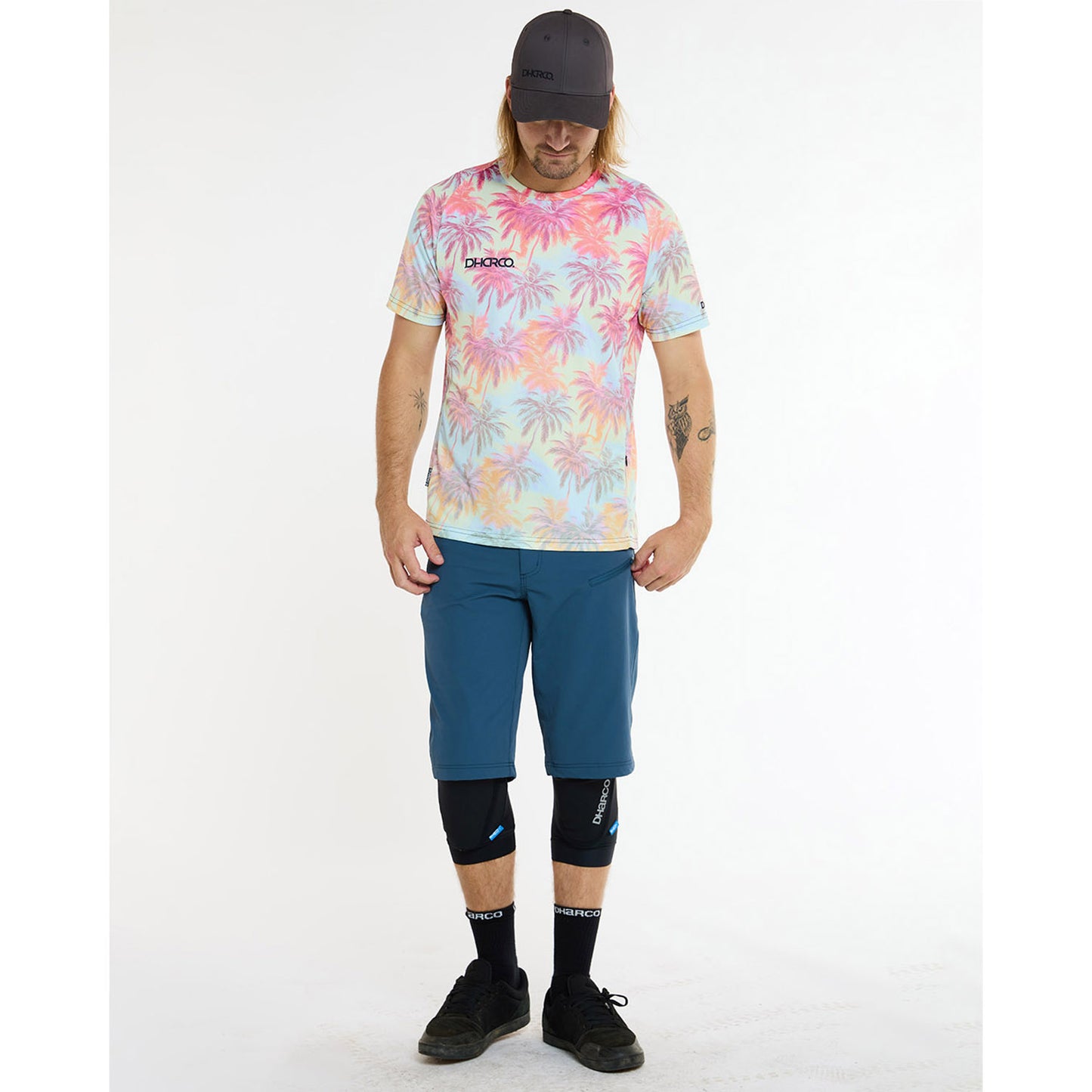 Maillot de manga corta DHARCO HIGHBALL Rosa/Azul