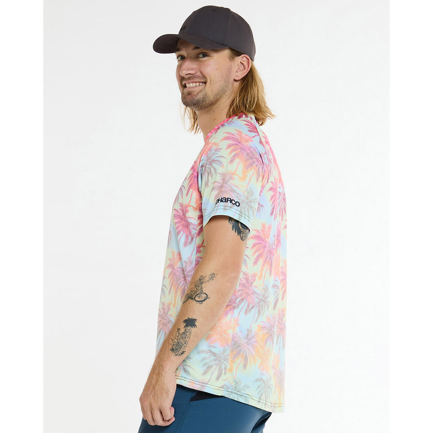 Maillot de manga corta DHARCO HIGHBALL Rosa/Azul