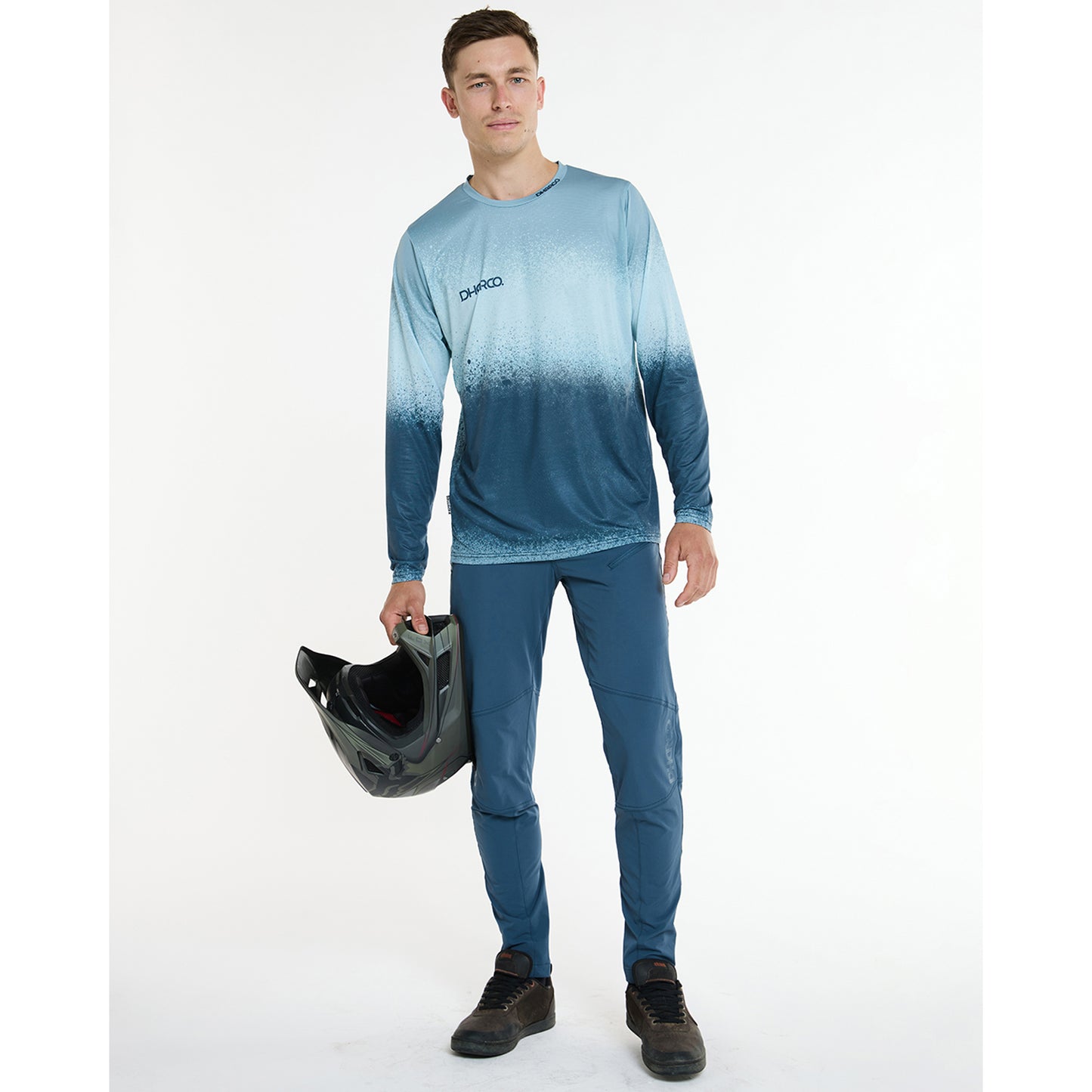 Maillot DHARCO NU WAVE Manga Larga Azul