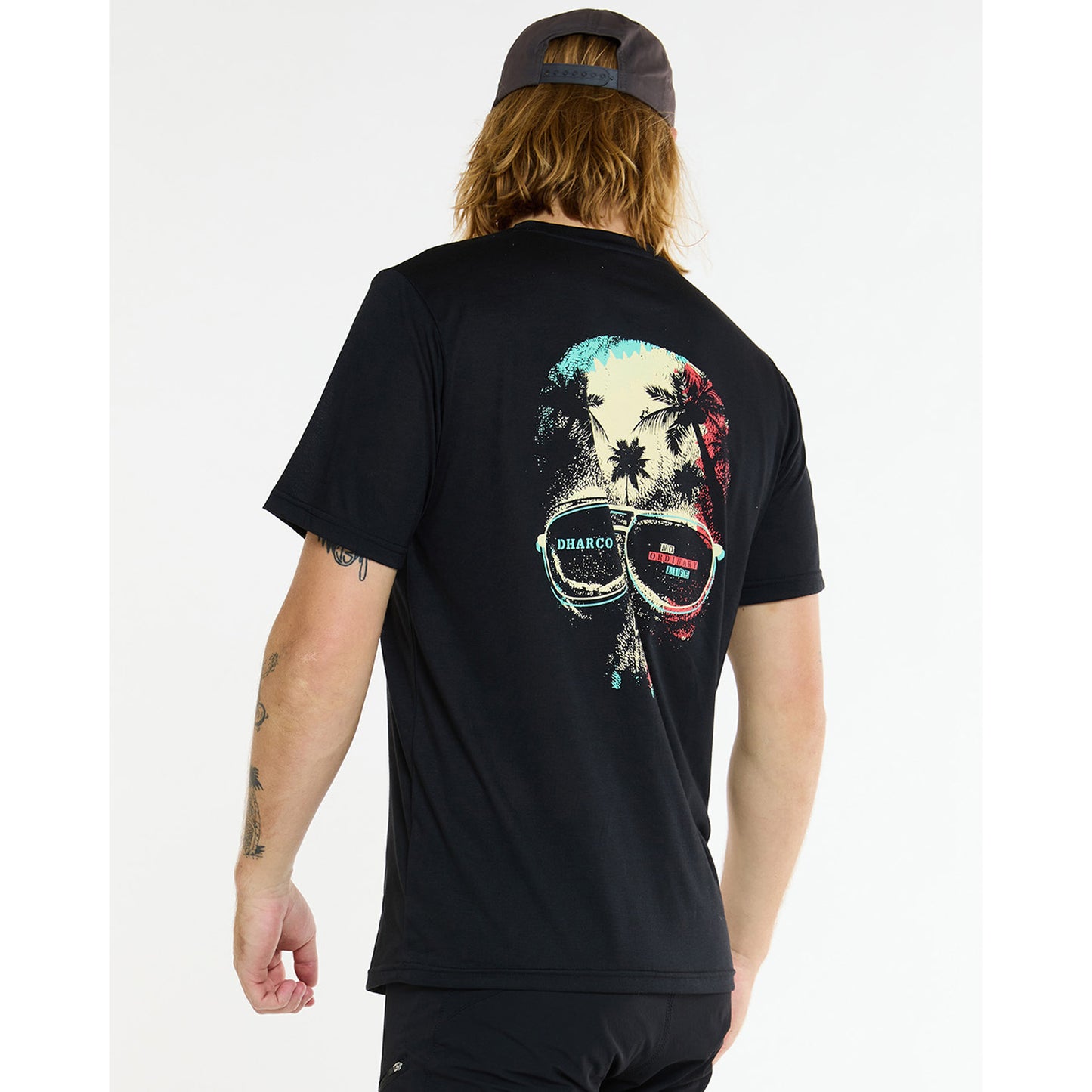 Maillot de manga corta DHARCO EDDIE Negro