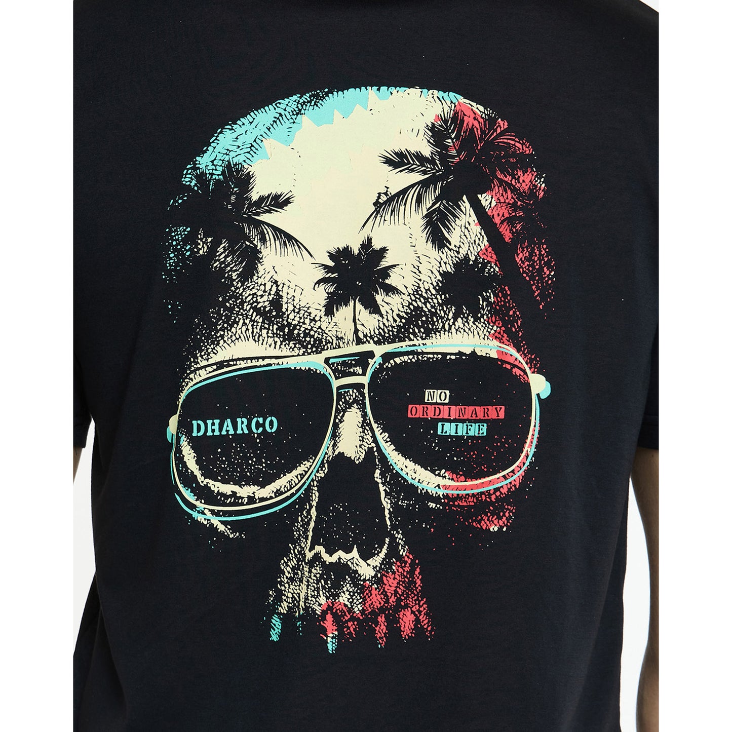 Maillot de manga corta DHARCO EDDIE Negro