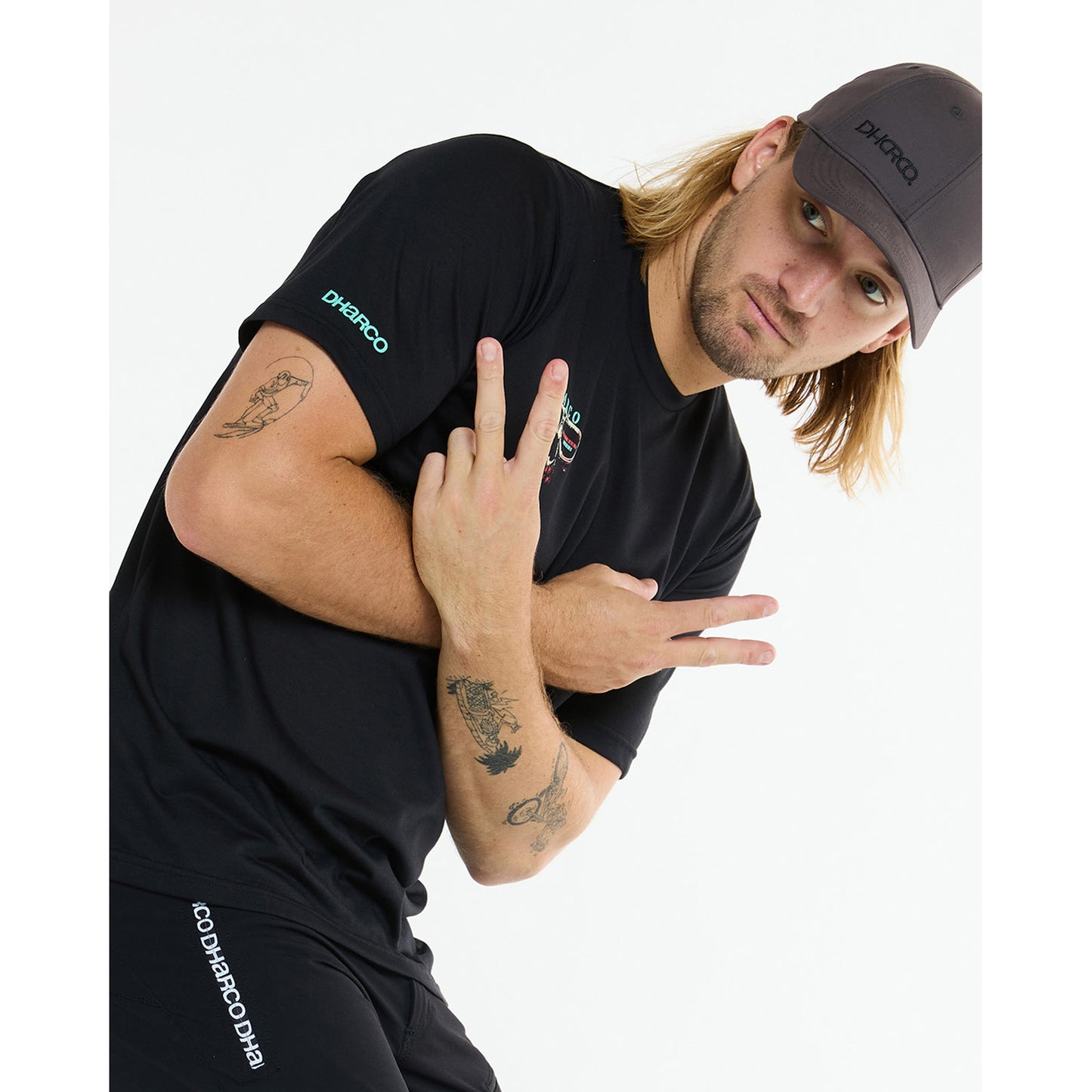 Maillot de manga corta DHARCO EDDIE Negro